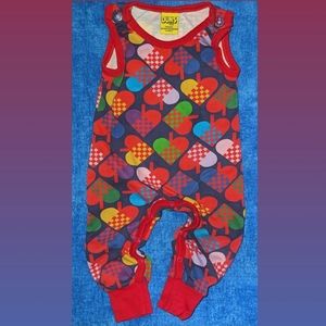 3-6m organic cotton romper